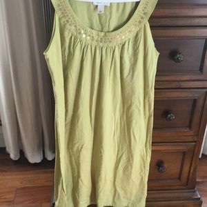 Loft sage dress